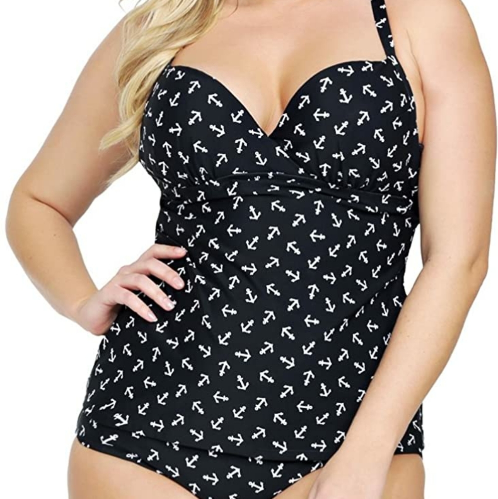 Torrid anchor 4x TANKINI top only! Missing 1 strap
